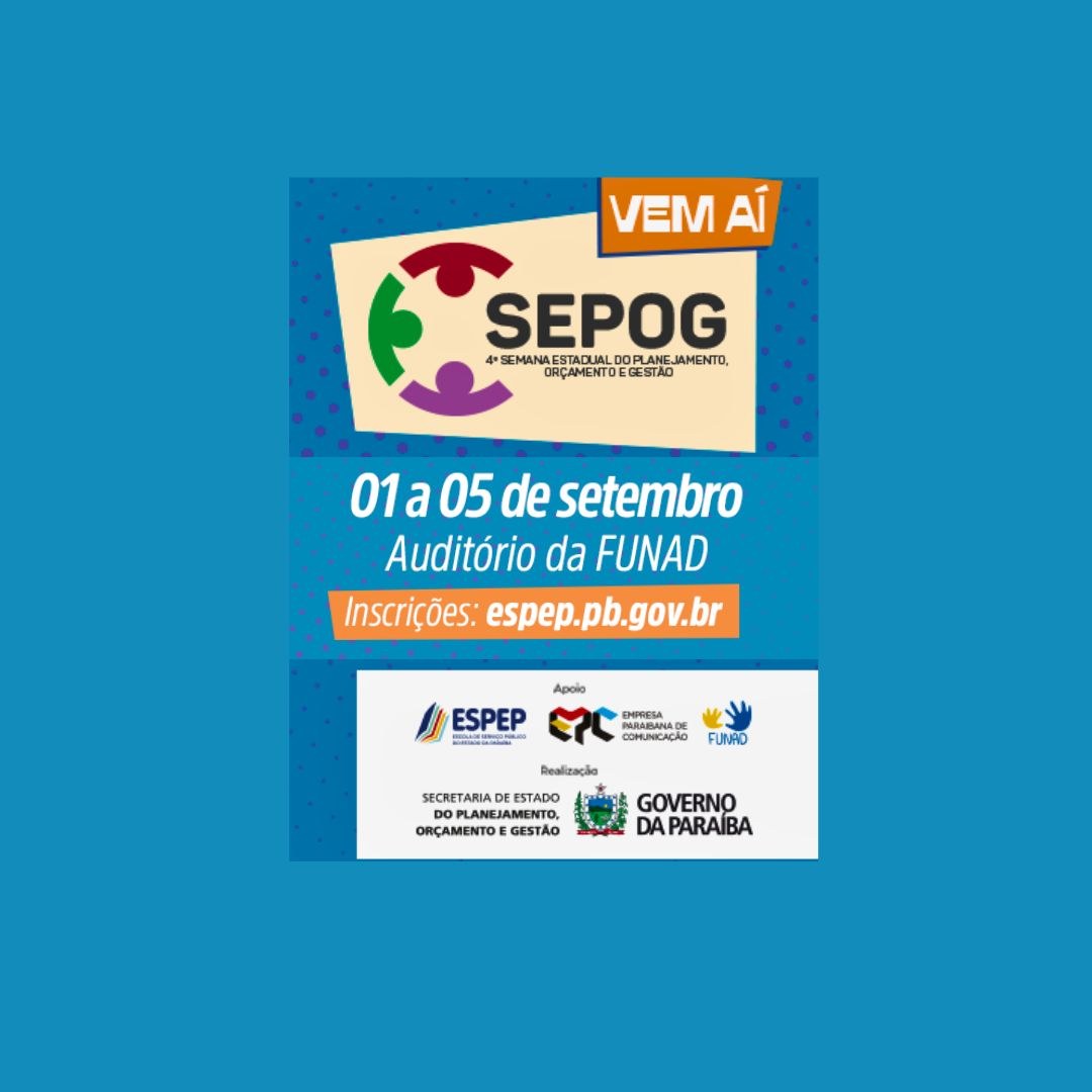 4ª Semana Estadual do Planejamento, Orçamento e Gestão - SEPOG