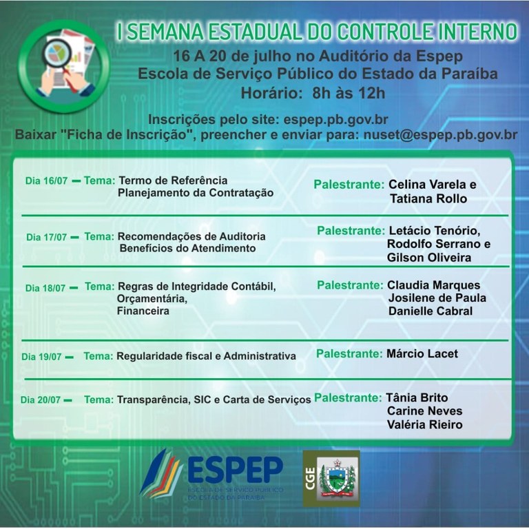 BANNER - I SEMANA CONTROLE INTERNO BANNER - I SEMANA CONTROLE INTERNO