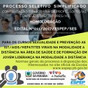 BANNER HOMOLOGAÇÃO EDITAL N011-2017