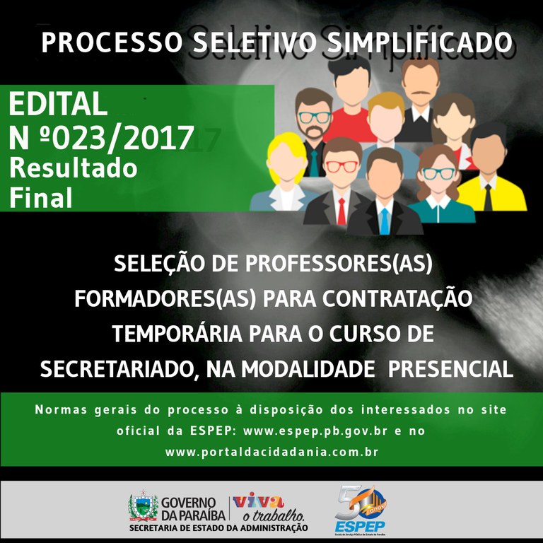 banner resultado final edital 23-2017 banner resultado final edital 23-2017