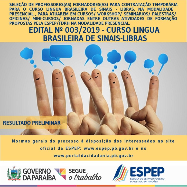 PRELIMINAR EDITAL- 003-2019-LIBRAS PRELIMINAR EDITAL- 003-2019-LIBRAS