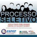 RESULTADO PRELIMINAR - EDITAL 18/2017