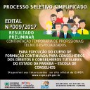 Resultado Preliminar - edital n º009