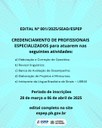 Credenciamento de profissionais especializados para atuarem nas seguintes atividades a) Elaboração e Correção de Questões; b) Revisor linguístico; c) Banca de Avaliação de Desempenho; d) Elaboraçã.jpg