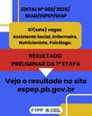 EDITAL Nº 002/2025/SEAD/ESPEP/SEAP - Vagas para Assistente Social, Enfermeiro, Nutricionista e Psicólogo