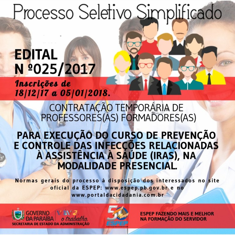 Edital nº025/2017/ESPEP Edital nº025/2017/ESPEP