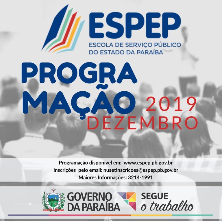 PROGRAMAÇÃO DEZEMBRO - 2019 PROGRAMAÇÃO DEZEMBRO - 2019