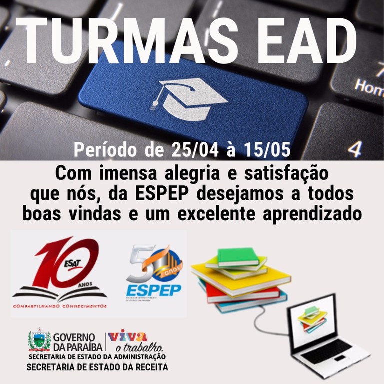 Boas Vindas - 1º turma EAD Boas Vindas - 1º turma EAD