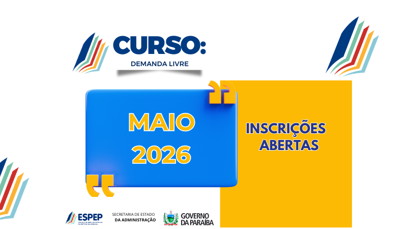 Espep inscreve para cursos da demanda livre do mês de maio