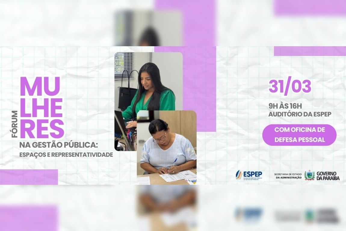 Espep inscreve para Fórum Mulheres da Gestão Pública
