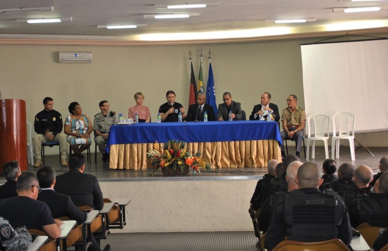 Abertura do cursos de escoltas - SEAP 