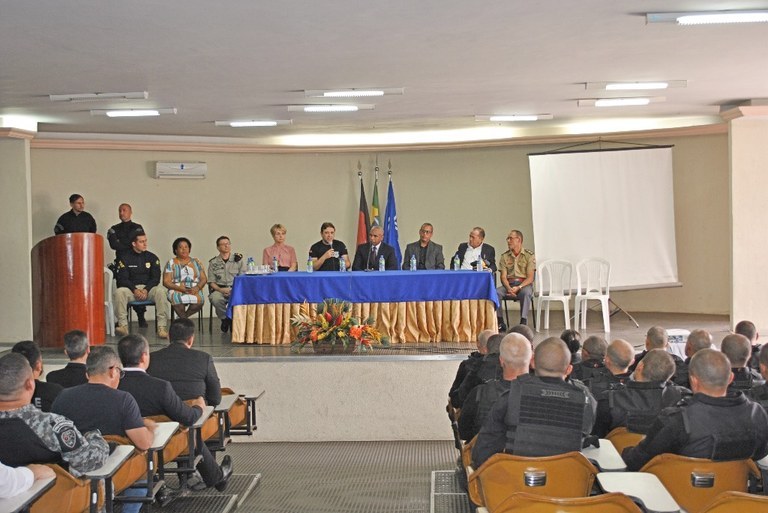 Abertura do cursos de escoltas - SEAP