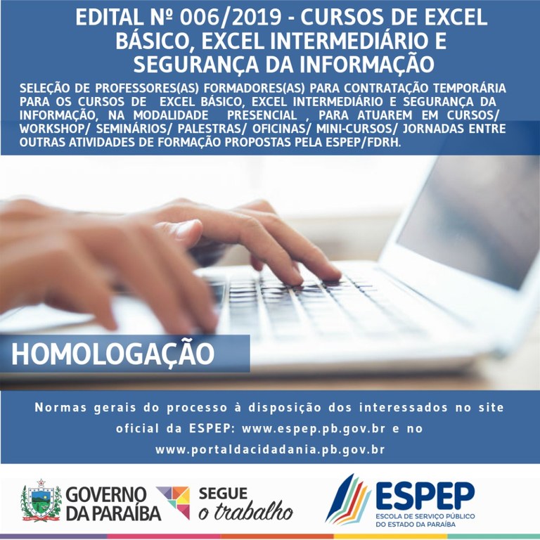 EDITAL 06 - HOMOLOGAÇÃO EDITAL 06 - HOMOLOGAÇÃO