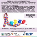 BANNER RESULTADO FINAL - EDITAL 11