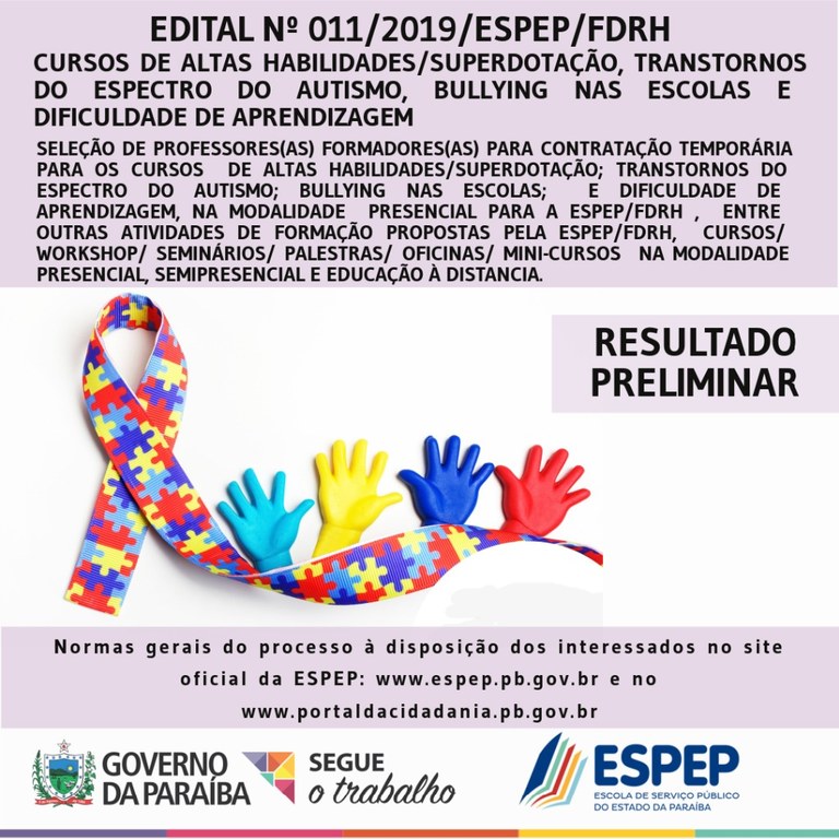 BANNER -PRELIMINAR - EDITAL 11 BANNER -PRELIMINAR - EDITAL 11