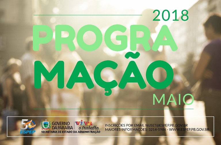 BANNER PROGRAMAÇÃO MAIO18 BANNER PROGRAMAÇÃO MAIO18